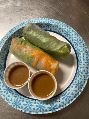 Fresh Spring Rolls  at Lotus Vegan Restaurant in Pinellas Park