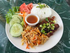 Vegan Pork Ribs at Lotus Vegan Restaurant in Pinellas Park