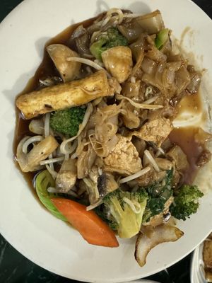 Pan fried rice noodles   at Lotus Vegan Restaurant in Pinellas Park