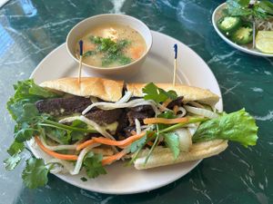 Bahn mi  at Lotus Vegan Restaurant in Pinellas Park