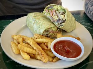 Portobello wrap  at Lotus Vegan Restaurant in Pinellas Park