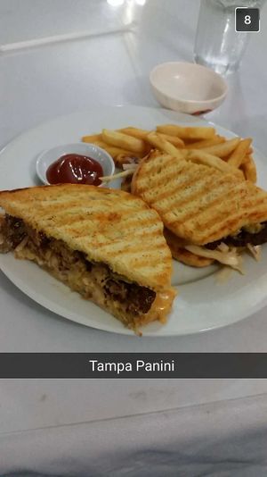 Tampa Panini at Lotus Vegan Restaurant in Pinellas Park