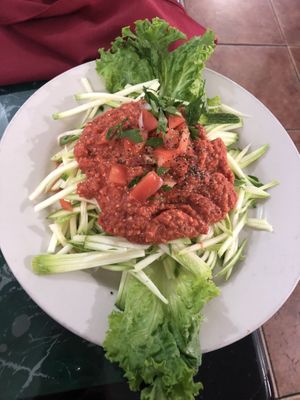 Raw pasta   at Lotus Vegan Restaurant in Pinellas Park