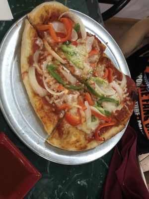 Vegan pizza   at Lotus Vegan Restaurant in Pinellas Park