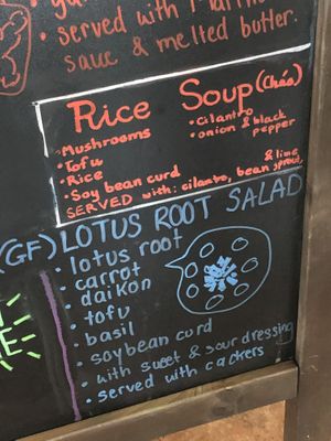 Menu  at Lotus Vegan Restaurant in Pinellas Park