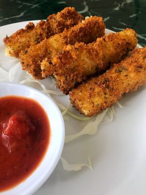 Vegan Cheese Sticks at Lotus Vegan Restaurant in Pinellas Park