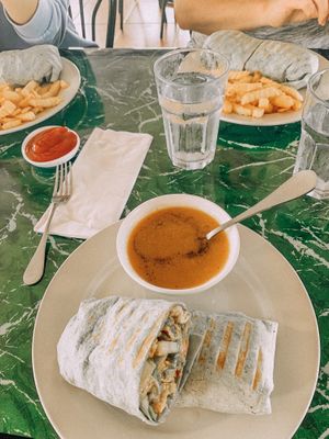 BBQ wrap  at Lotus Vegan Restaurant in Pinellas Park