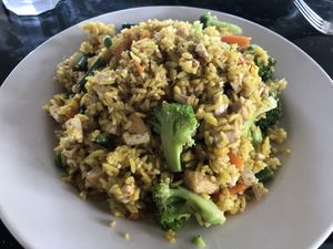 Fried rice d at Lotus Vegan Restaurant in Pinellas Park