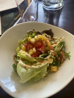 Salsa on the side   at Burger Chop in Matsumoto