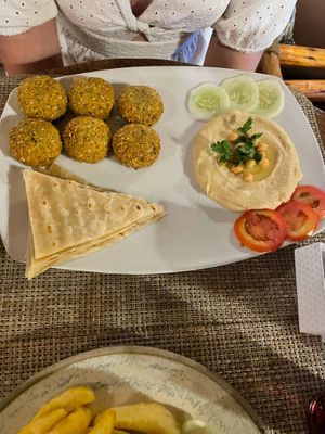 Vegan platter  at Hello Capitano Zanzibar in Zanzibar