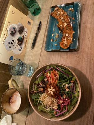 Bibimbap and Butternutsquash  at TU CASA - Zero waste & Plant based トゥ・カサ in Kyoto