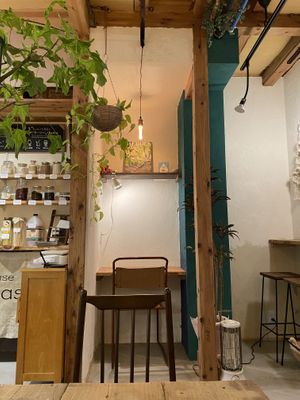 atmosphere of the cafe is so nice 🫶  at TU CASA - Zero waste & Plant based トゥ・カサ in Kyoto