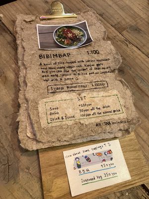 cool menus  at TU CASA - Zero waste & Plant based トゥ・カサ in Kyoto
