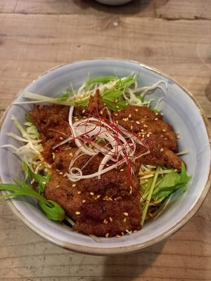 BBQ rice bowl at TU CASA - Zero waste & Plant based トゥ・カサ in Kyoto