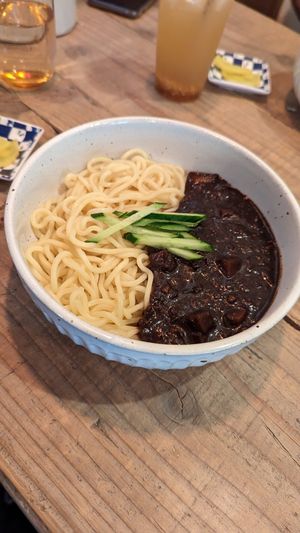 Korean noodles at TU CASA - Zero waste & Plant based トゥ・カサ in Kyoto