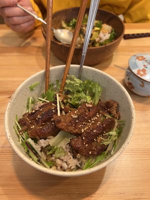 I already started eating it before the picture because I was starving 😂 super tasty!  at TU CASA - Zero waste & Plant based トゥ・カサ in Kyoto