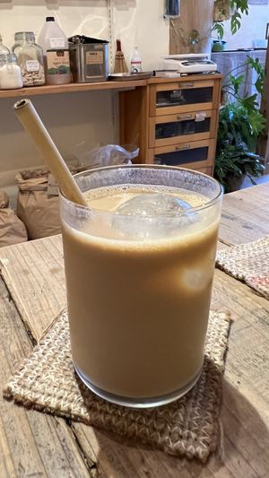 豆奶拿鐵  at TU CASA - Zero waste & Plant based トゥ・カサ in Kyoto