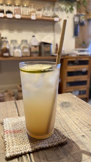 薑汁金桔蘇打汽水  at TU CASA - Zero waste & Plant based トゥ・カサ in Kyoto