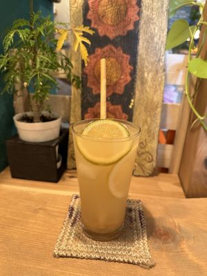 Ginger lemon syrup  at TU CASA - Zero waste & Plant based トゥ・カサ in Kyoto