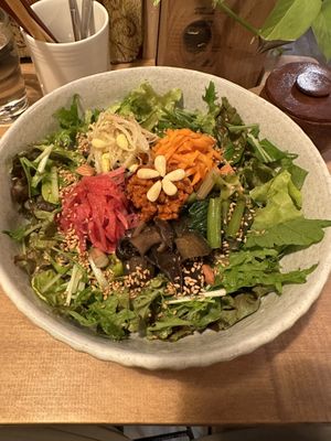 Bibimbap bowl. So good!  at TU CASA - Zero waste & Plant based トゥ・カサ in Kyoto