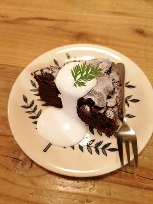 Gateau Chocolat, ¥500 at TU CASA - Zero waste & Plant based トゥ・カサ in Kyoto