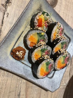 Rainbow kimbap   at TU CASA - Zero waste & Plant based トゥ・カサ in Kyoto