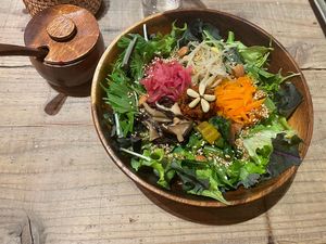 Bibimbap bowl  at TU CASA - Zero waste & Plant based トゥ・カサ in Kyoto