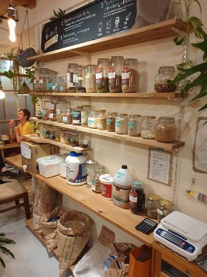 Interior/ zero waste at TU CASA - Zero waste & Plant based トゥ・カサ in Kyoto
