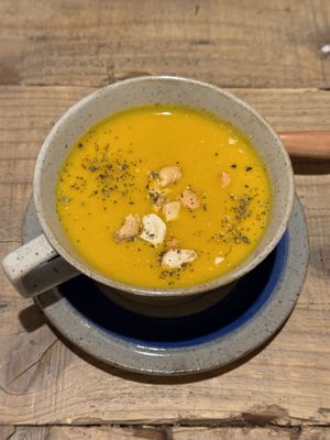 Soup of the day at TU CASA - Zero waste & Plant based トゥ・カサ in Kyoto