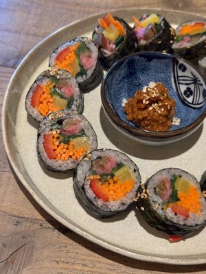 Kimbap  at TU CASA - Zero waste & Plant based トゥ・カサ in Kyoto