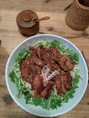 BBQ Bowl (with extra rice and BBQ Chunks) at TU CASA - Zero waste & Plant based トゥ・カサ in Kyoto