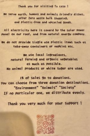   at TU CASA - Zero waste & Plant based トゥ・カサ in Kyoto