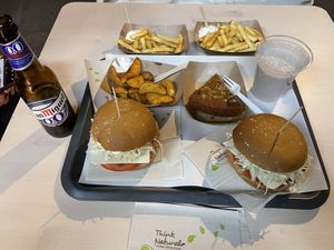 Menu plus desert  at Burger Mel - La Marina in Tenerife