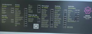 Menú at Burger Mel - La Marina in Tenerife