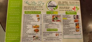 New menu  at Be Chay Vegetarian in Da Nang