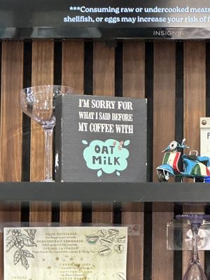 Yay vegans!  at Muddy Waters Cafe in New London