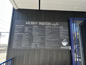 Menu  at Muddy Waters Cafe in New London