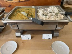 Dal with rice 🍚   at SEINZ - Wisdom Resort - Seminarhaus-Biohotel-Heilzentrum in Bad Kohlgrub