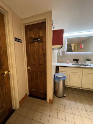 They might be small but they still have bathrooms ! #Veganuary at Vegan Grill - Upper East Side in New York City