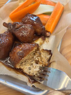 Soy Wings Barbecue   at Vegan Grill - Upper East Side in New York City