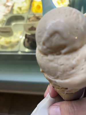 Over 15 vegan ice creams. Very nice too !  at Gelats Garau in Mallorca