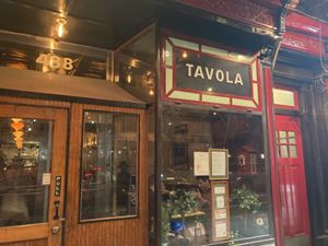 Front  at Tavola in New York City