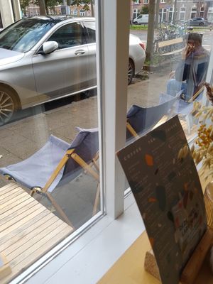 Outdoor seating also at Koffie & Ik in Utrecht
