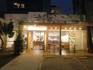 Entrance at La Guapa Empanadas in Curitiba