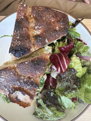 Beet and hummus sandwich  at Bake Shop in Seattle