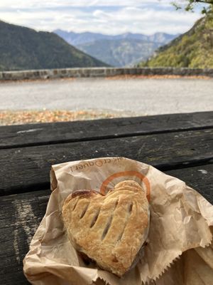 Chaussons aux pomme emportés!  at Fraise Café in Menton