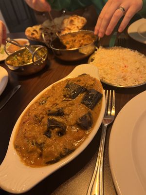 Aubergine curry  at Spice Island Menai Bridge in Menai Bridge