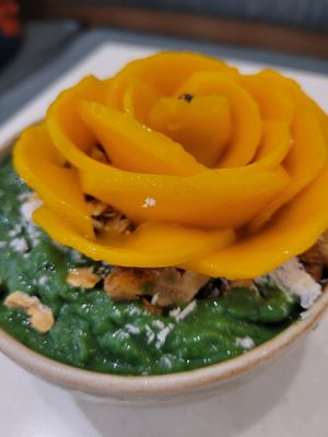 Green smoothie bowl at SHAKA - Mall of Asia in Pasay