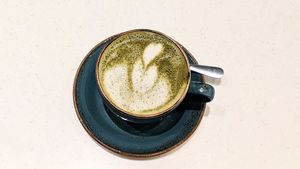 Matcha Latte (can customize sweetness) at SHAKA - Mall of Asia in Pasay