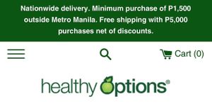 delivery available  at Healthy Options - SM City Clark in Angeles